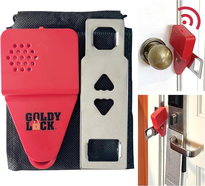 Goldy Lock Portable Alarm and Hotel Door Lock by Unknown