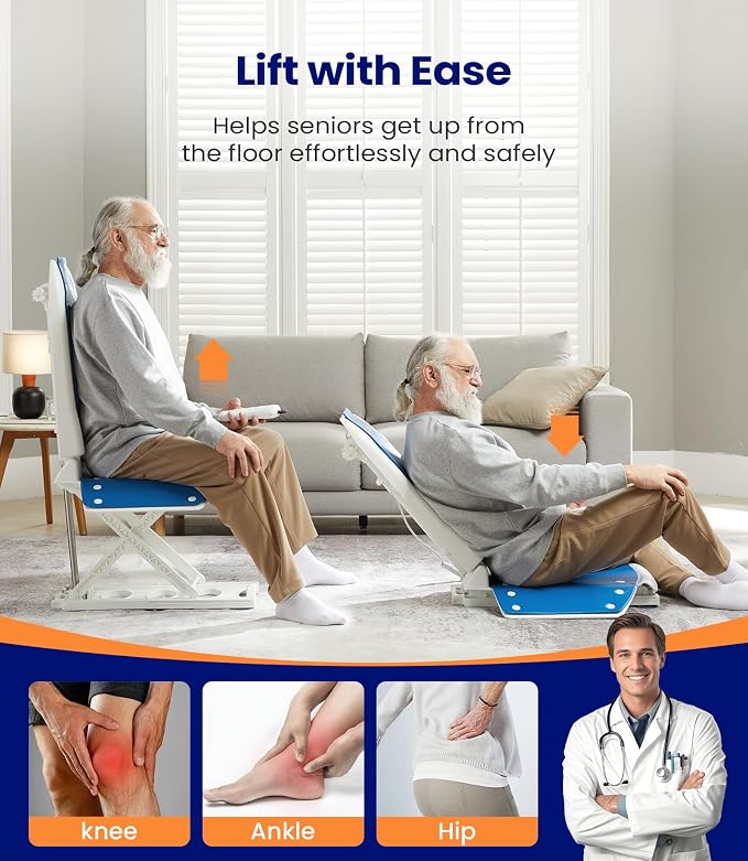 MAIDeSITe Electric Chair Lift, Stand Up Independently from Floor, Support Up to - Image 2