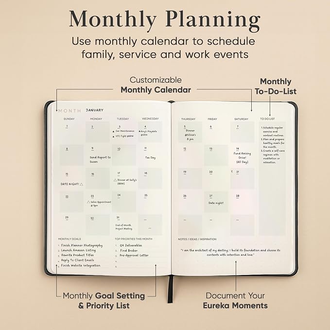 2026 Planner, Daily Journal & Gratitude Journal All-In-One - Image 6