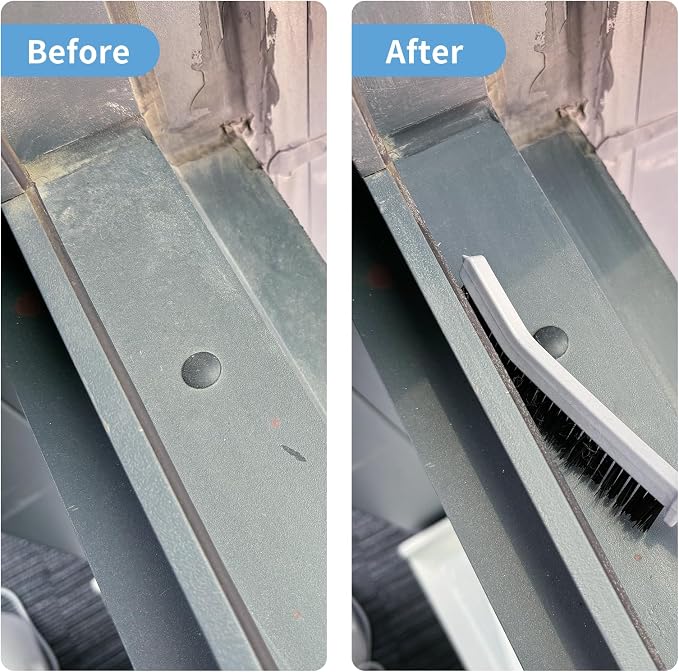 Crevice Cleaning Brush, Hard-Bristled Gap Scrub Brush, Toilet Gap Cleaning - Field & Grace