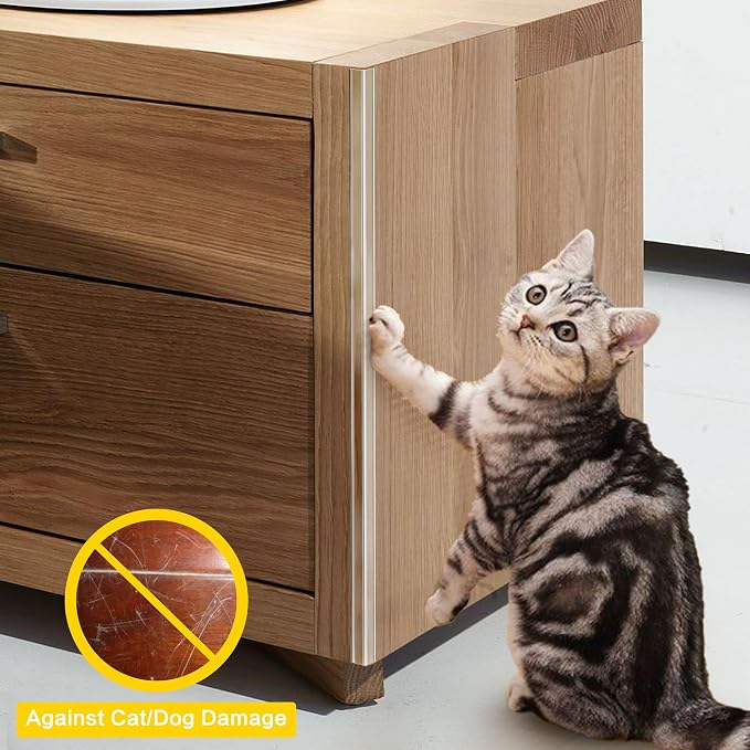 Clear Self-Adhesive Mini Wall Corner Protectors, Cute Corner Guards & Edge - Image 3