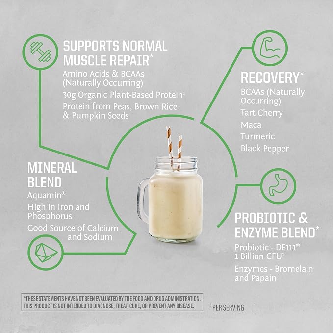 Sunwarrior Organic Plant Based Protein Powder | Vegan Organic Protein Powder - Image 7