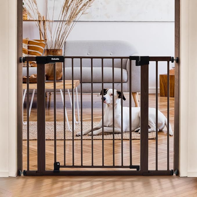 Mom's Choice Award Winner-BABELIO 26-40" Metal Baby Gate - Image 2