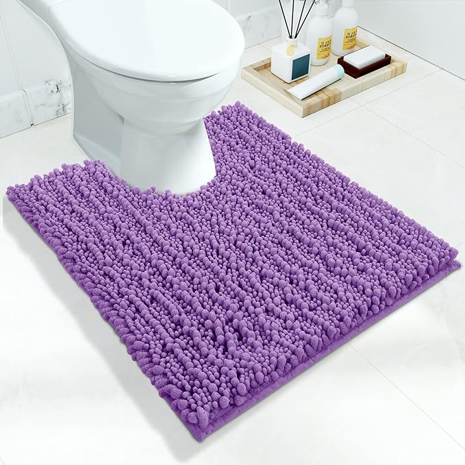 Yimobra Toilet Rug U Shaped Washable 24x20 Inch by Yimobra