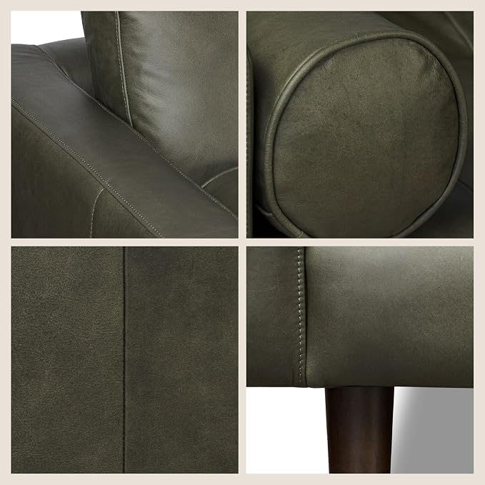 Poly & BARK Napa 88.5" Leather Sofa – Full-Grain Italian-Tanned Aniline Leather - Image 6