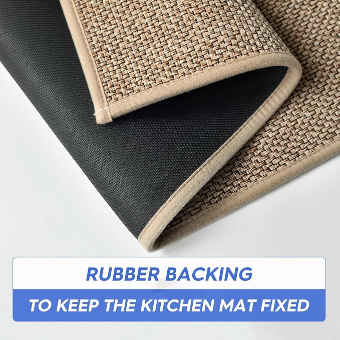 Artoid Mode Non Skid Kitchen Rugs and Mats, Absorbent Washable Doormat - Image 4