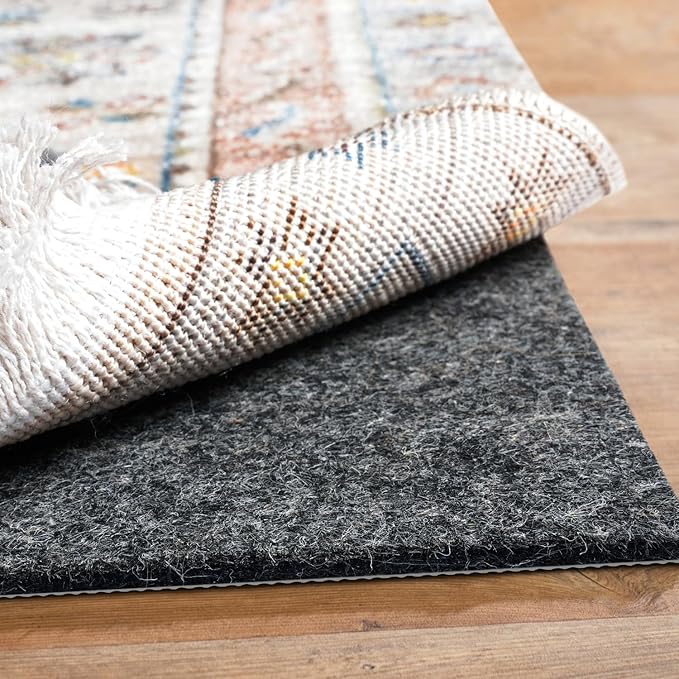BAGAIL Felt and Natural Rubber Backing Rug Pads 1/4” Thick, 2 x 3 Ft Non Slip by BAGAILBASICS
