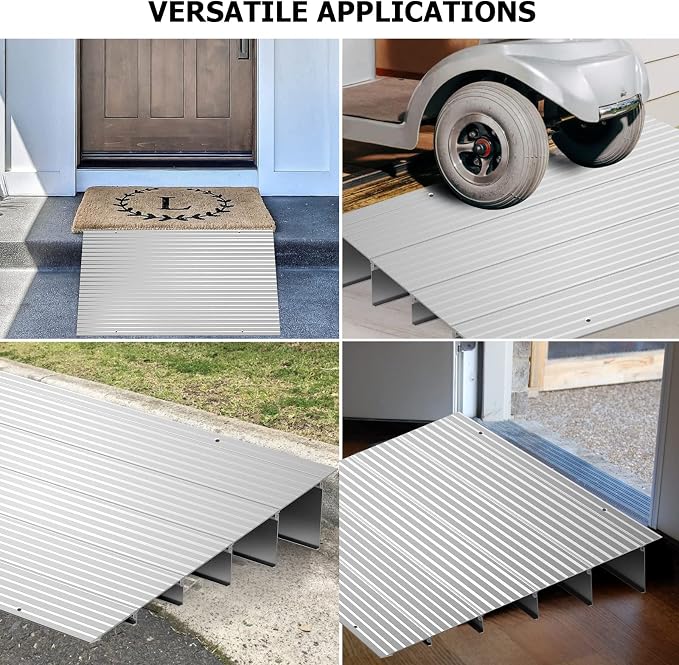 Door Threshold Ramp 5" Rise Door Ramp Aluminum Entry Ramp or Doorways Rated 800 - Image 6
