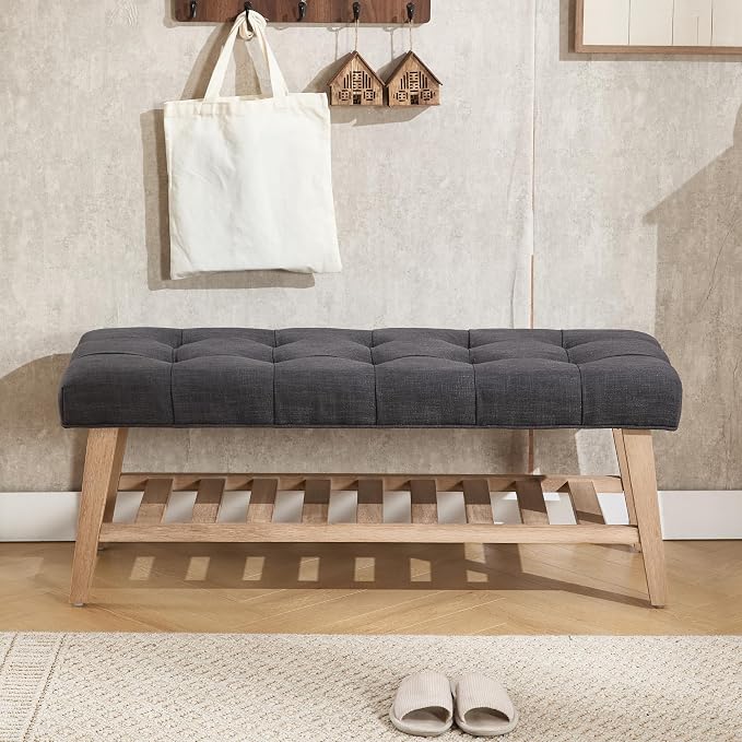Entryway Shoe Bench Storage Benches - Image 5