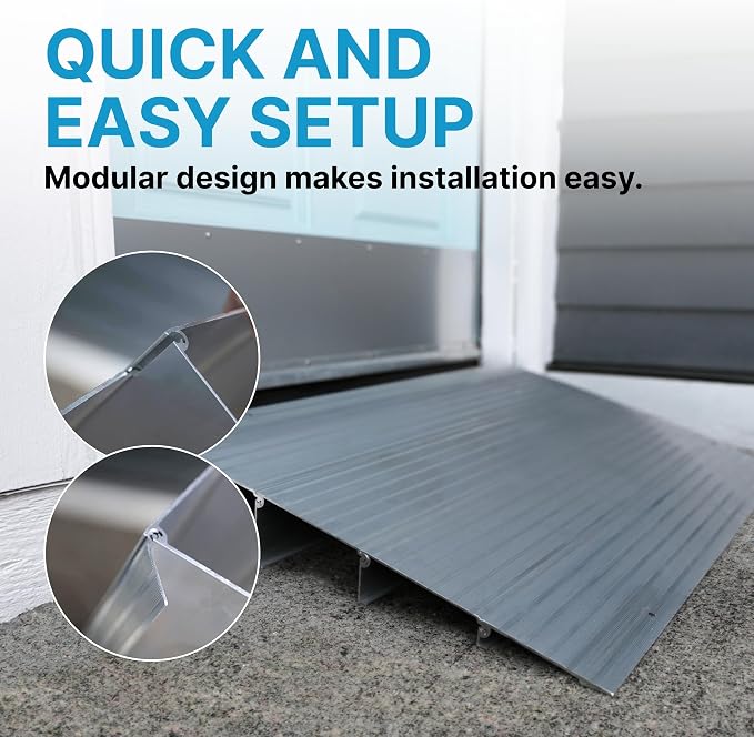 EZ-ACCESS - Threshold Ramps for Doorways - Portable Wheelchair Ramp for Home - Image 7