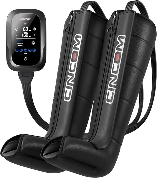 CINCOM Leg Massager Recovery System, Cordless Air Compression Boots by CINCOM