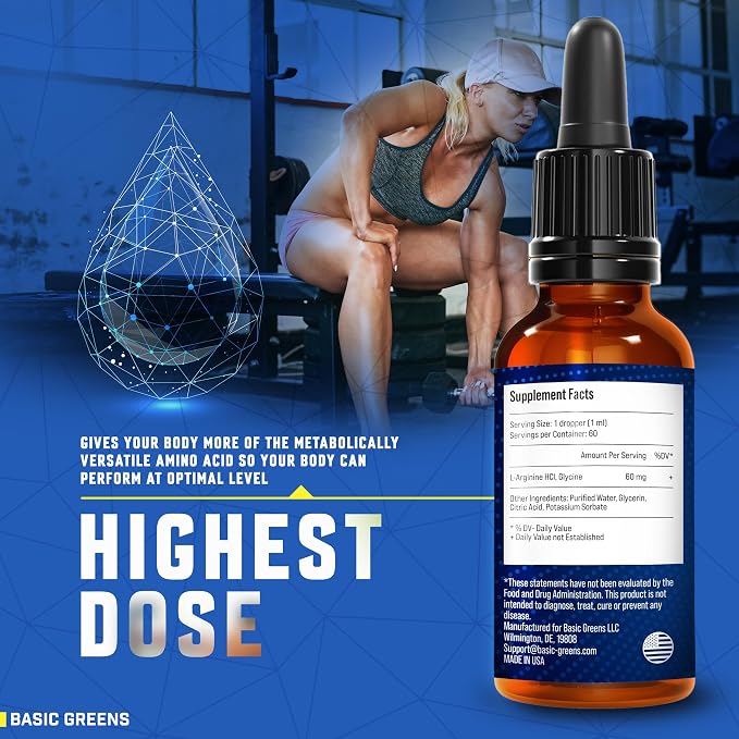 L-Arginine Liquid Nitric Oxide Supplement - Image 3
