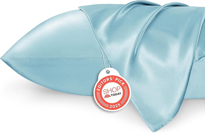 Bedsure Satin Pillowcase 2 Pack Similar to Silk Pillow Cases Standard Size by BEDSURE