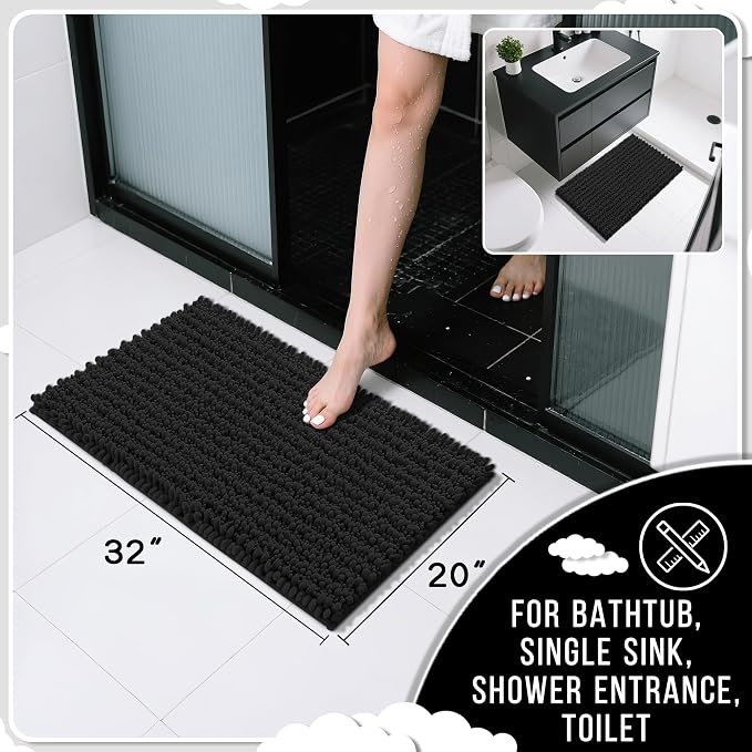 Yimobra Bathroom Rugs Non Slip Washable 32x20 Inch - Image 2