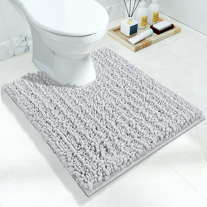 Yimobra Toilet Rug U Shaped Washable 24x20 Inch by Yimobra