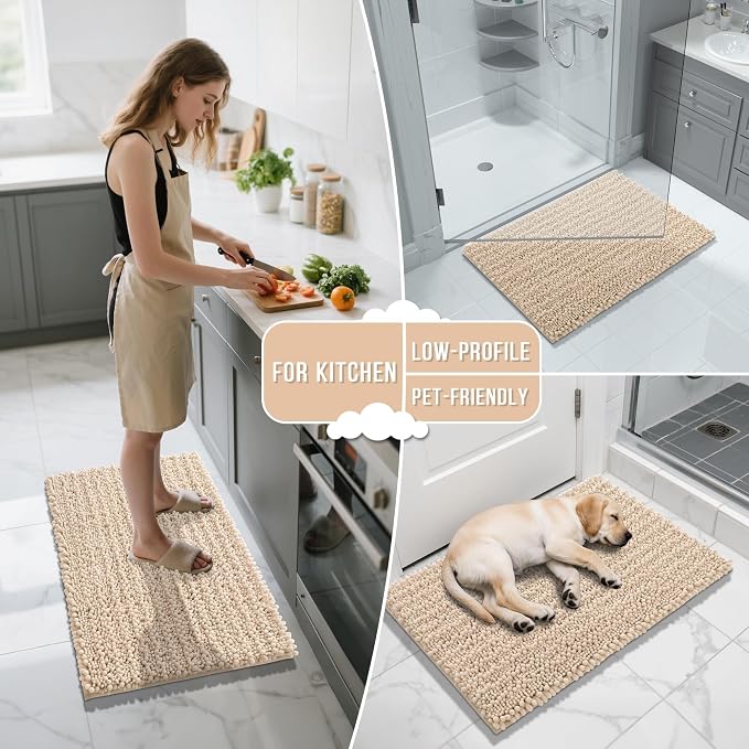 Yimobra Bathroom Rugs Non Slip Washable 32x20 Inch - Image 8