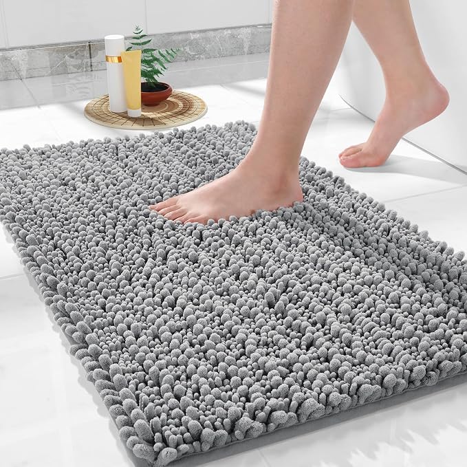 Yimobra Large Bathroom Rugs Non Slip Washable 36x24 Inch by Yimobra