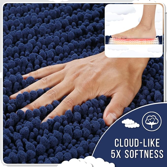 Yimobra Long Bathroom Rugs Non Slip Washable 44x24 Inch - Image 4