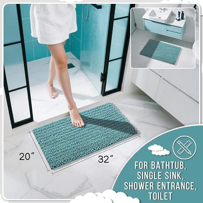 Yimobra Bathroom Rugs Non Slip Washable 32x20 Inch - Image 2