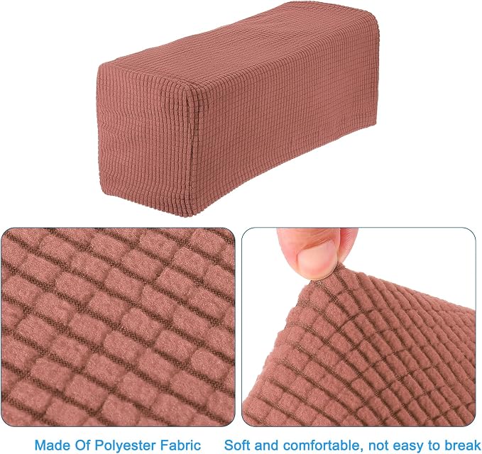 uxcell 2pcs Stretch Armrest Covers - Image 4