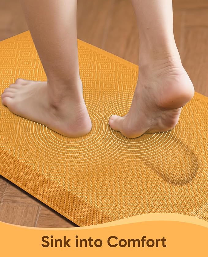 Ophanie Kitchen mats for Floor, 3/4 inch Thick, Kitchen Rugs, Waterproof - Image 2