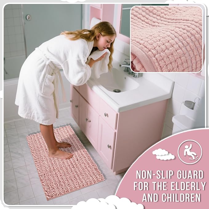 Yimobra Long Bathroom Rugs Non Slip Washable 44x24 Inch - Image 6