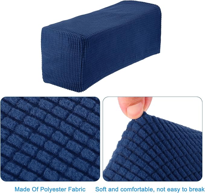 uxcell 2pcs Stretch Armrest Covers - Image 4