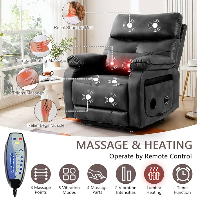 Dual Motor Power Lift Recliner Chair - Image 5