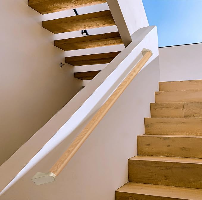 Handrails for Indoor Stairs, Railings，Stairs Handrail，Modern Aluminum Handrail - Image 8