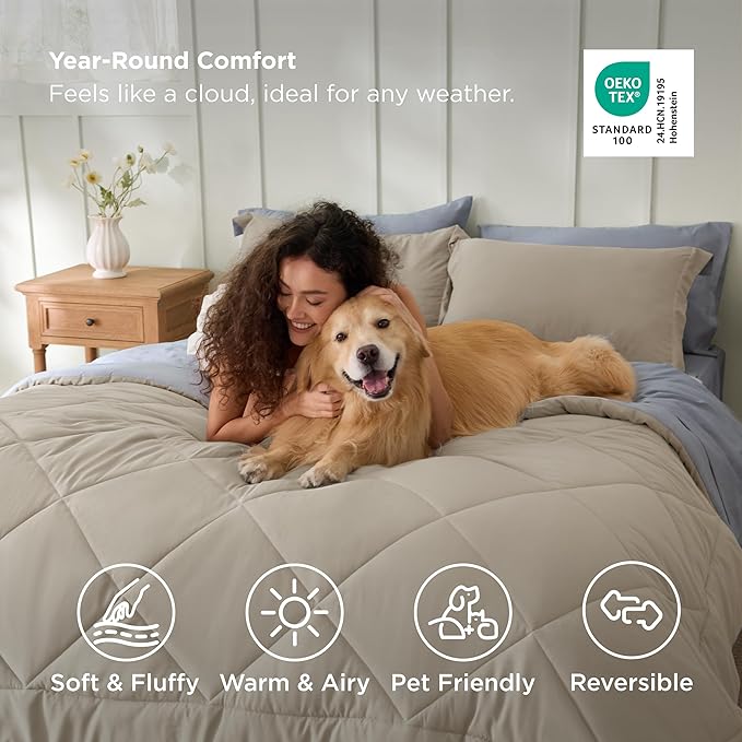 Bedsure Queen Comforter Set - Image 4