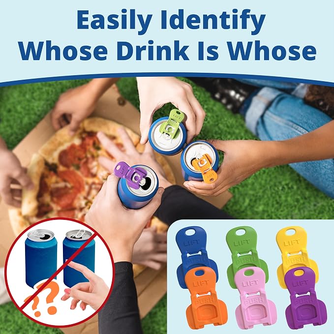 Complete Cover Easy Tab Opener New and Improved 6PK Beverage Barricade 2.0 by - Image 4