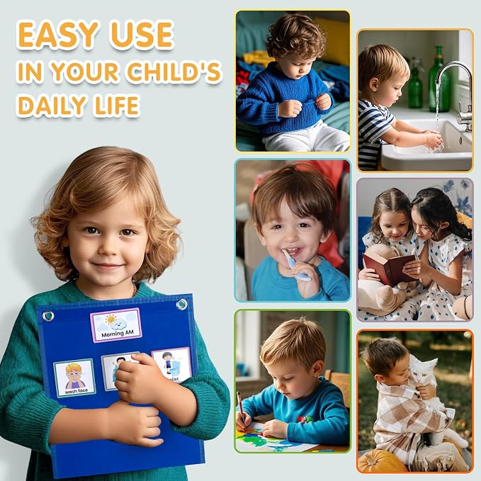 Visual Schedule for Kids with Autism Chore Chart for Kids Daily Routine Chart - Image 4