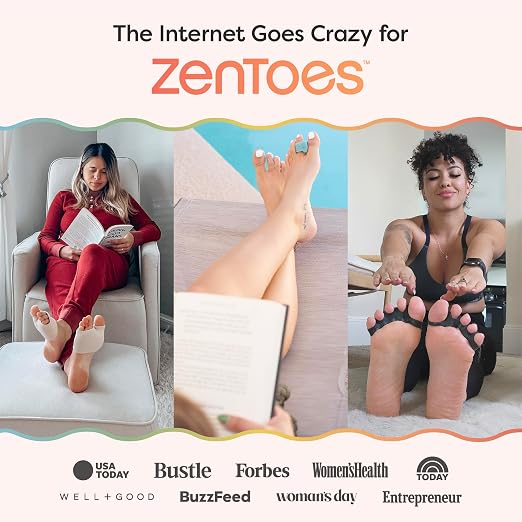 ZenToes Achilles Tendon Support Sleeve, Padded Compression Sleeve - Image 6