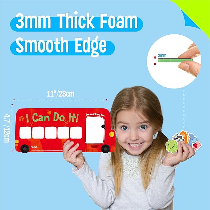 “I CAN DO IT” Token Board, Magnetic Reward Chart - Image 3
