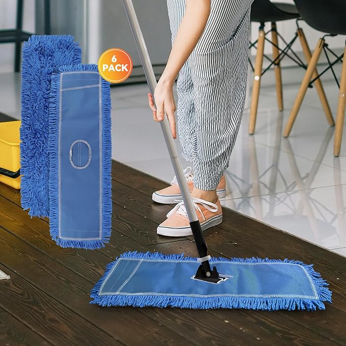 Commercial 24 Inch Dust Mop Head: Replacement Sweeper and Janitorial Industrial - Image 5