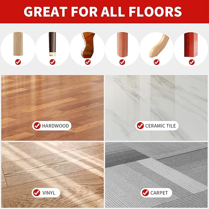 Ezprotekt Non Slip Furniture Pads, Anti Skid Furniture Coasters - Image 5