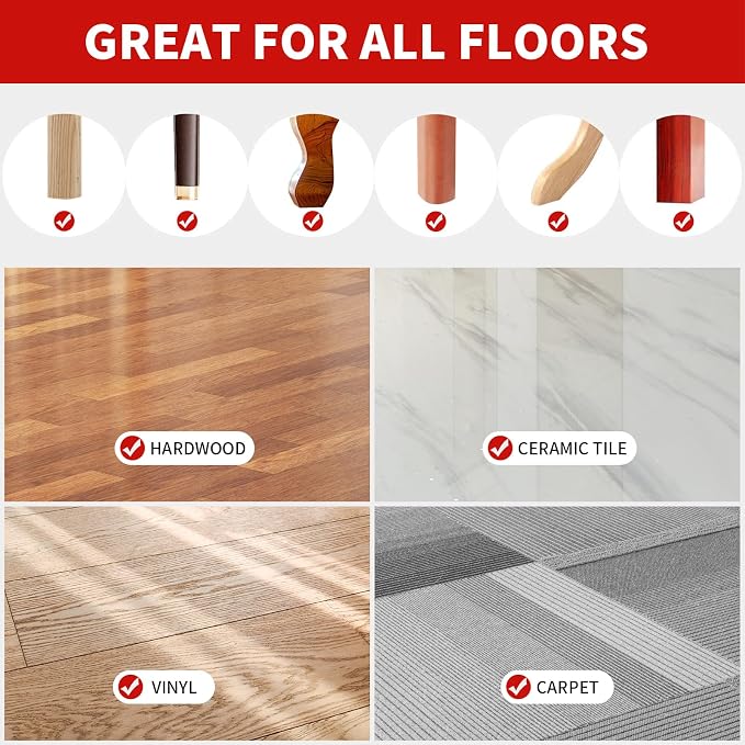 Ezprotekt Non Slip Furniture Pads, Anti-Slip Furniture Coasters - Image 3