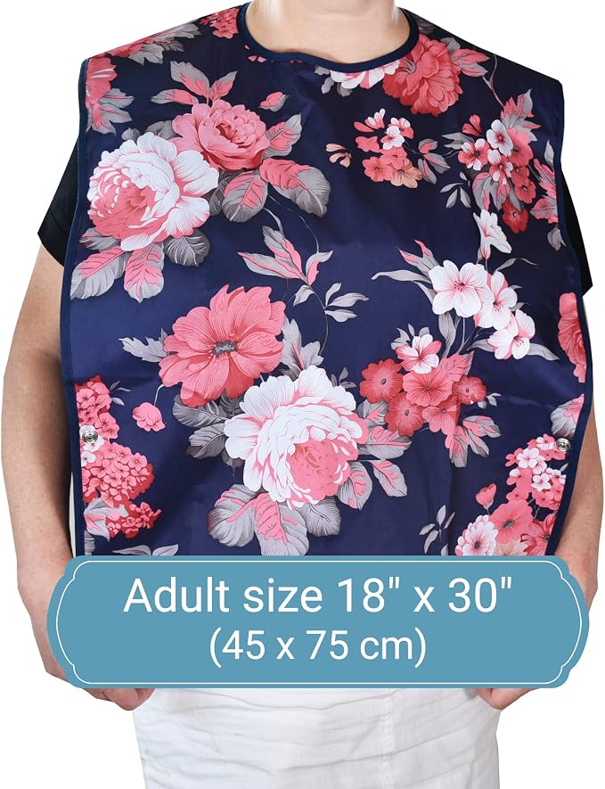 12 Pack Adult Bibs with Crumb Catcher - Image 5