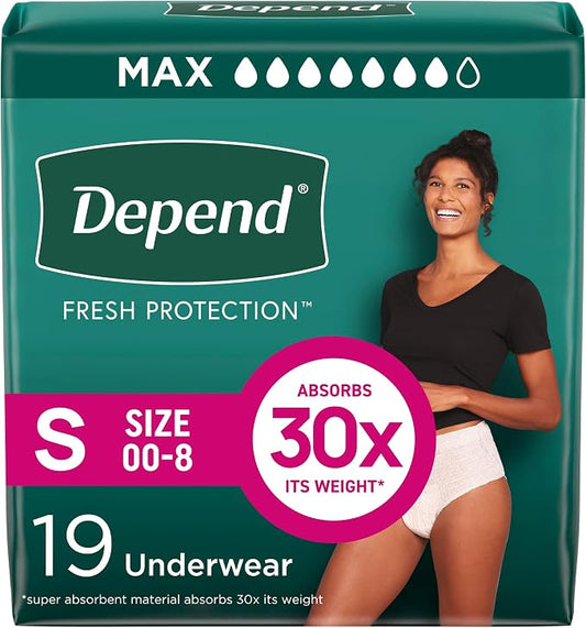 Depend Fresh Protection Adult Diapers, Incontinence & Postpartum Bladder Leak by Depend%C2%AE