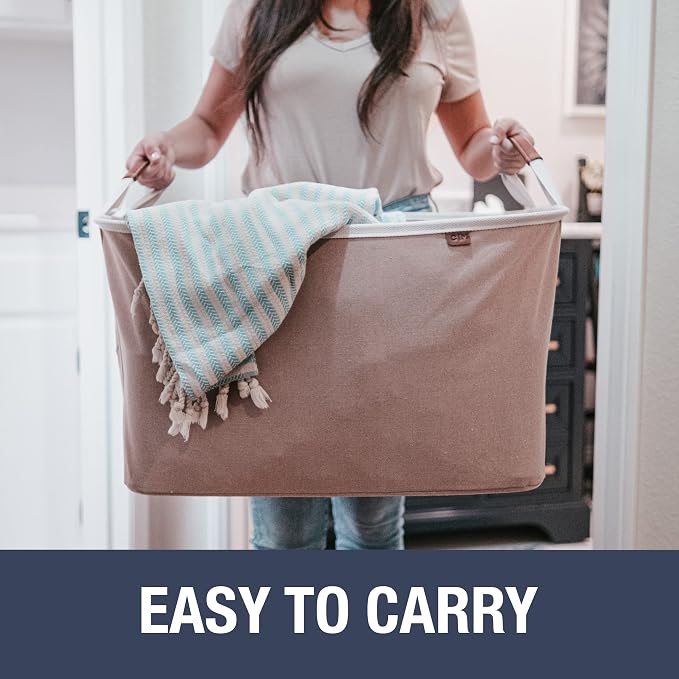 CleverMade Collapsible Laundry Basket Hamper - Field & Grace