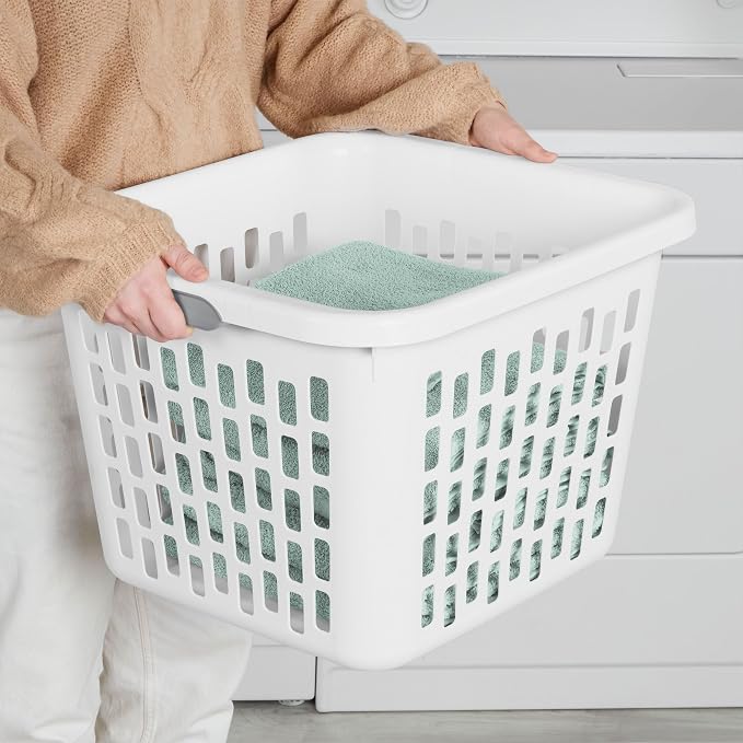 Sterilite 6-Pack 1.5 Bushel Capacity Square Laundry Basket - Image 4
