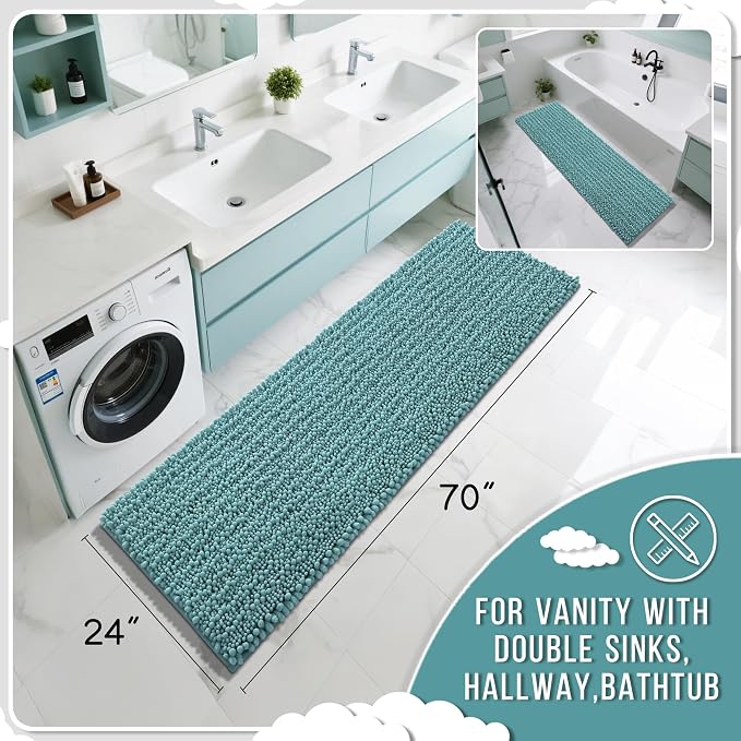 Yimobra Bathroom Runner Rug 70x24 Inch - Image 2