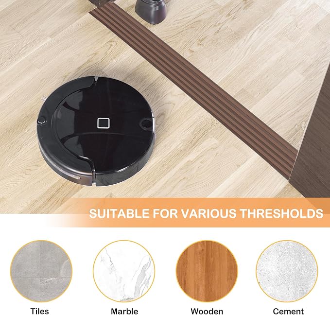 Threshold Ramps for Doorways Self-Adhesive Rubber Ramps for Door Threshold - Image 5