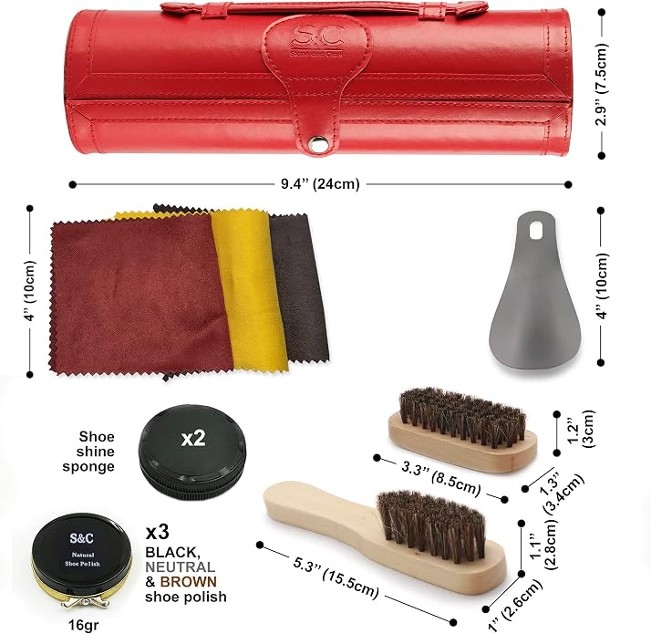 Stone and Clark Original Shoe Polish & Care Kit - Image 4