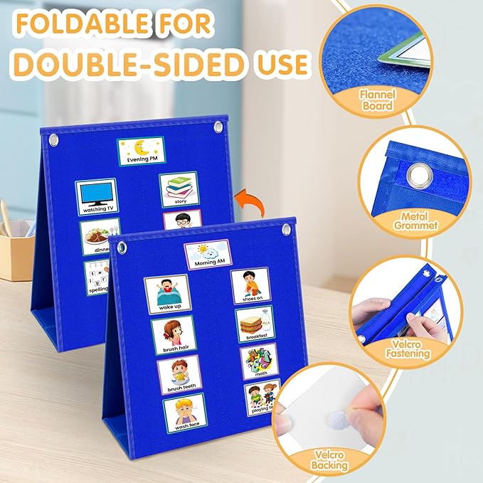 Visual Schedule for Kids with Autism Chore Chart for Kids Daily Routine Chart - Image 2