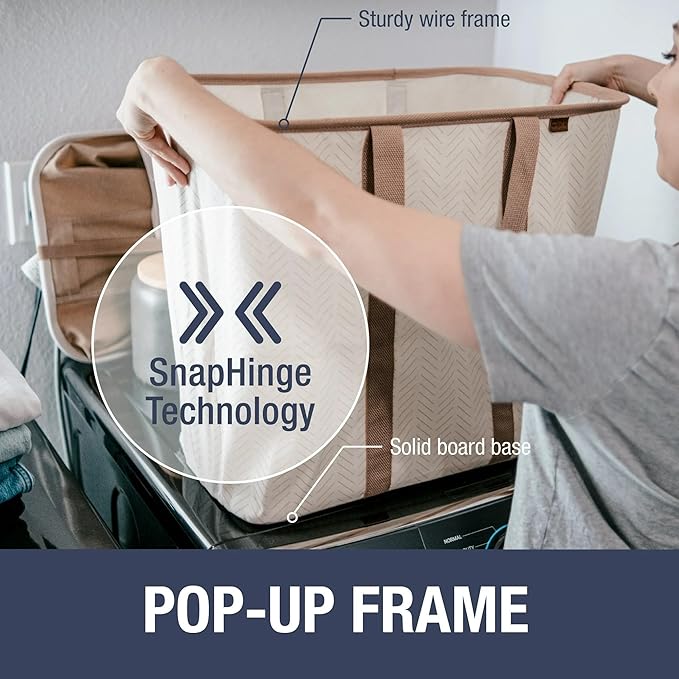 CleverMade Collapsible Laundry Caddy - Image 7