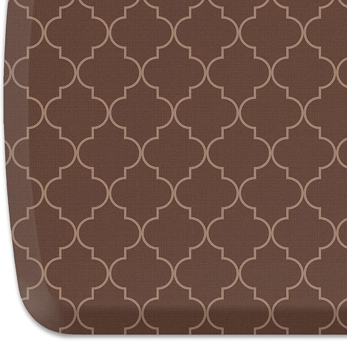 GelPro Elite Premier Anti-Fatigue Kitchen Comfort Floor Mat, Trellis Walnut by GelPro