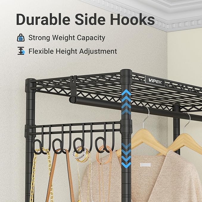 VIPEK R3 Heavy Duty Garment Rack - Image 6