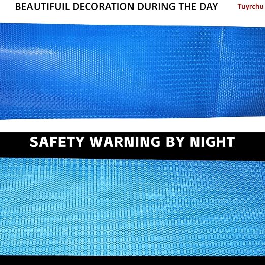Industrial Reflective Tape Blue 8 inch Wide, Outdoor Waterproof Hazard - Image 3
