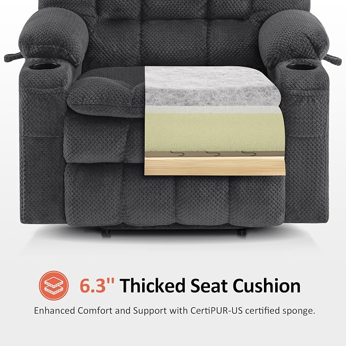 MCombo Dual Motor Power Lift Recliner Chair - Image 7